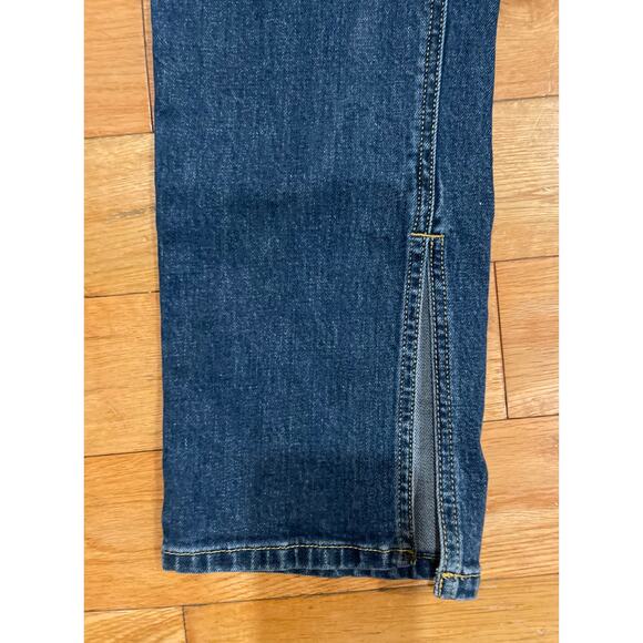 Everlane Women's Cheeky Split Hem Jean Straight Leg Medium Wash High Waist Sz 30 - Picture 3 of 6